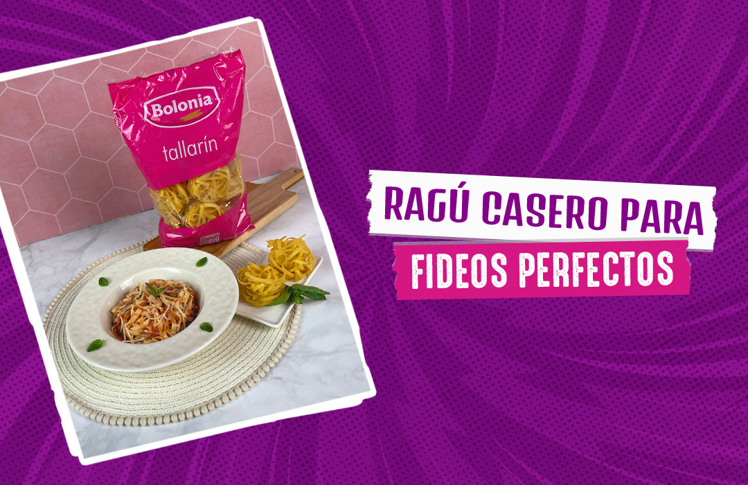 Ragú casero para fideos perfectos