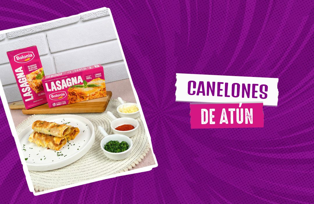Canelones de atún