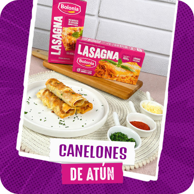 Canelones de atún