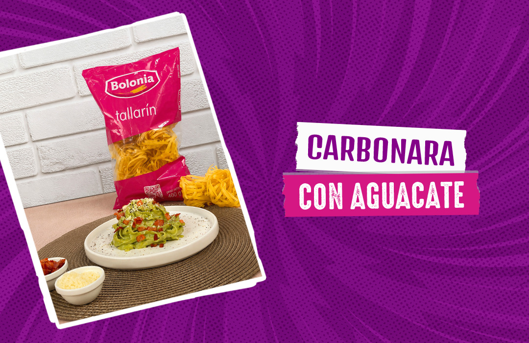 Carbonara con Aguacate