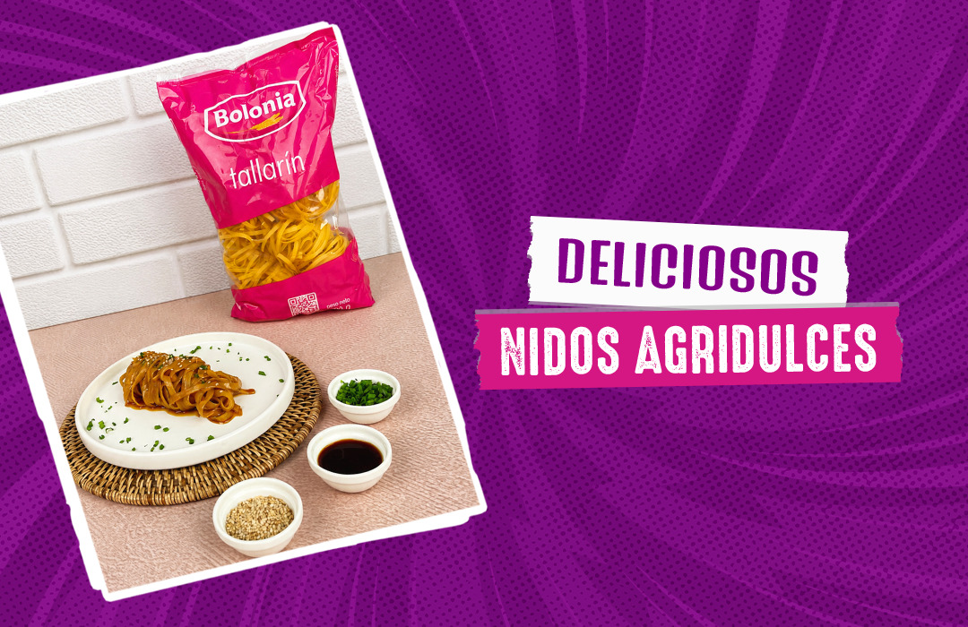 Deliciosos nidos agridulces