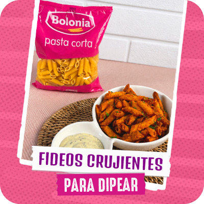 Fideos crujientes para dipear