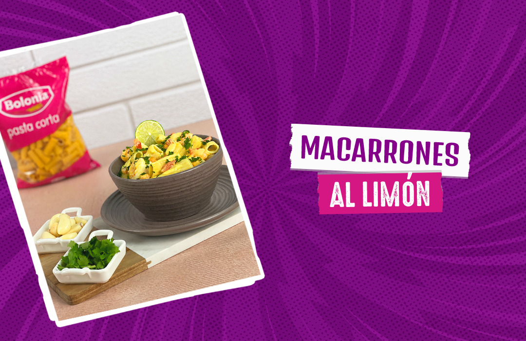 Macarrones al limón